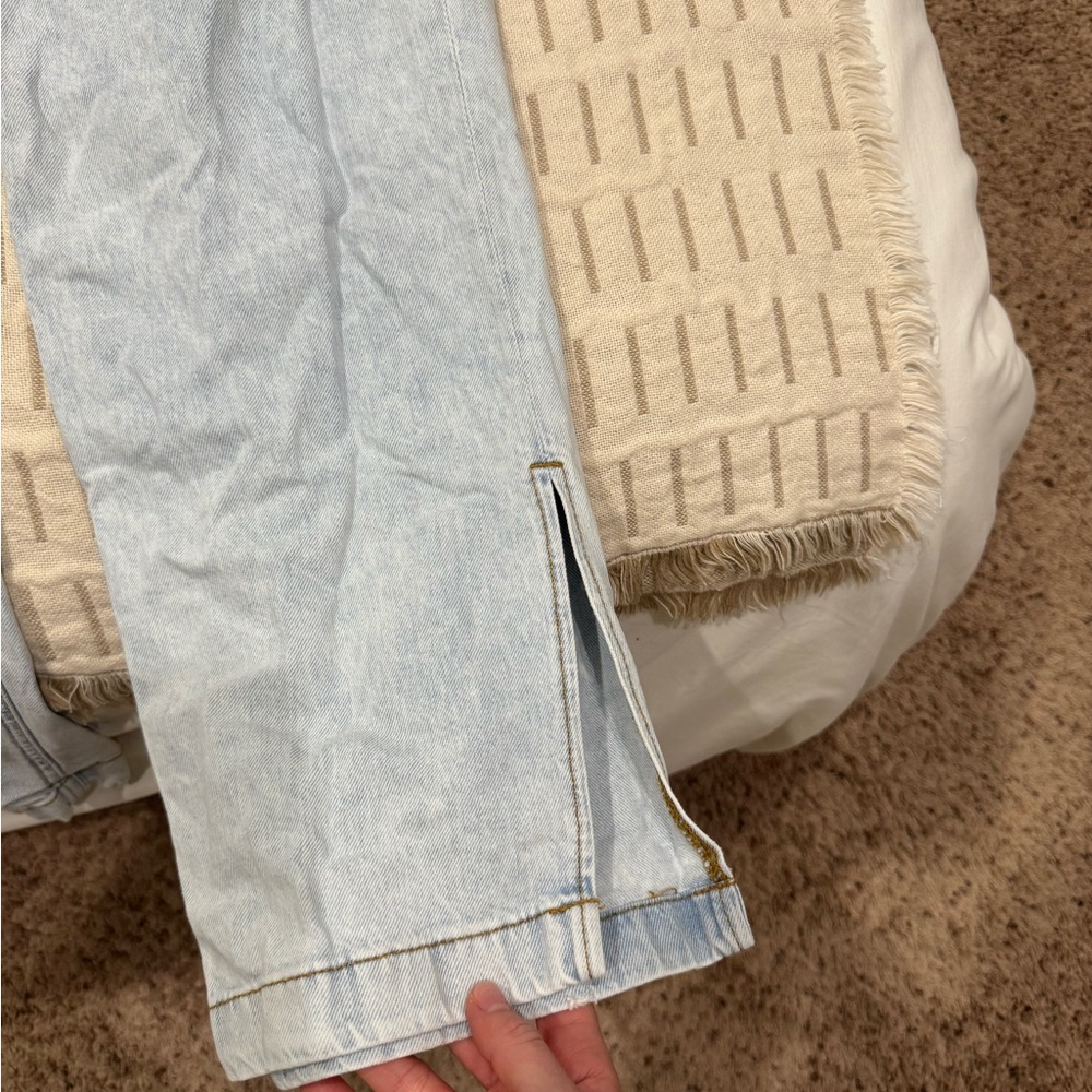 Light Blue Denim Overalls - Picture 2 of 3
